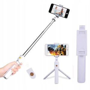 Renew Force K20 Selfie Stick ze statywem i pilotem Bluetooth - Kijek do selfie