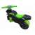 Doloni Ride-on Motorcycle with Sounds and Lights, Black and Green, rear view