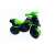Doloni Ride-on Motorcycle with Sounds and Lights, Black and Green