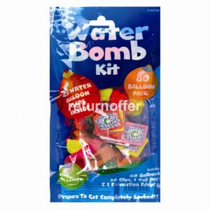 Water Bomb Kit - 80 Balloons - Fun Summer Toy - Balloon