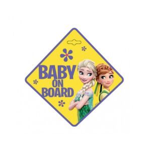 Frozen Baby on Board Sign, Yellow