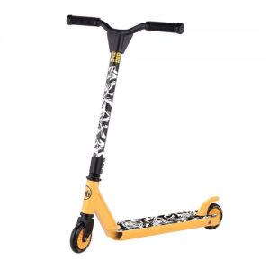 PB Stunt Scooter, small, yellow, full view - Kids' Scooter