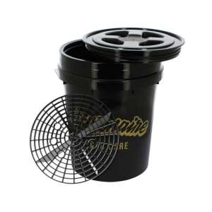 Găleată Billionaire Car Care 20L cu grilă pentru spălarea mănușilor, neagră - Instrument de îngrijire a mașinii