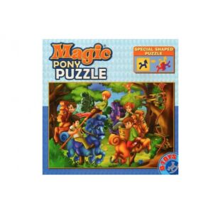 Puzzle D-Toys Magiczny Kucyk, 35 elementów, specjalny kształt dla dzieci - Puzzle