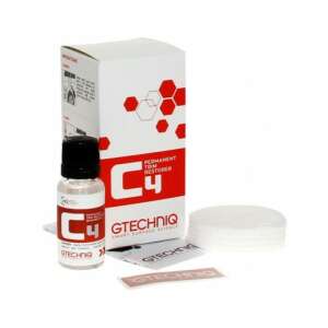 Gtechniq C4 Permanent Trim Restorer 15ml Flasche mit Anwendungspads und Anweisungen - Gtechniq