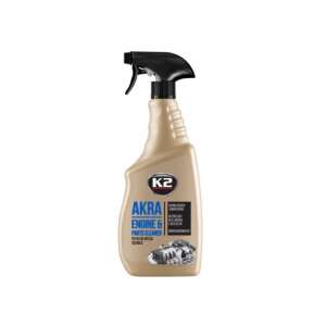 K2 Akra Engine & Parts Cleaner, 750ml, car engine cleaner, degreaser, removes dirt, oil, grease, and grime - K2