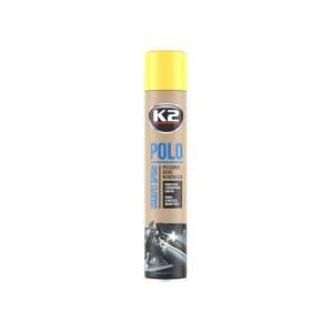 K2 Polo Cockpit Spray, 750ml, silicone based spray for car dashboard, protects against cracks and discoloration, lemon scent - K2
