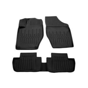 Citroen C4 (N) 2010-2018 car floor mats set, black rubber tray type - Car mat