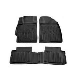 Toyota Corolla (E140) 2006-2012 car floor mats set, black rubber tray type - Car mat