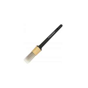 Fresso 30mm Detailing Brush, black handle, white bristles - Car wash brush