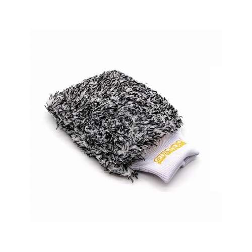 Gtechniq Bike Mikrofaser Waschhandschuh, schwarz-weißer Mikrofaser-Waschhandschuh für Fahrräder