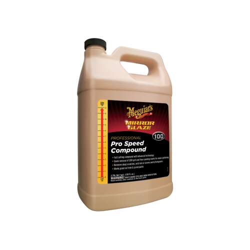 Meguiar's Mirror Glaze M100 Pro Speed Compound, 3.78L, professional car polishing compound