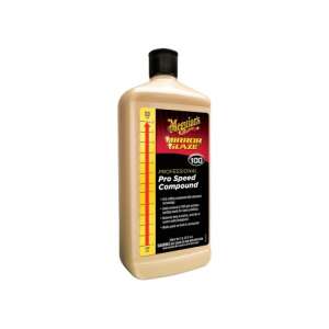 Meguiar's Mirror Glaze 100 Pro Speed Compound, 945ml, car polish for deep scratches - Meguiars Polishing paste