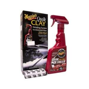Sada na detailovanie Meguiar's Quik Clay, obsahuje hlinený blok, detailný sprej a mikrovláknové utierky - Meguiars
