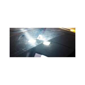 Car paint before and after polishing with Nanolex Ultra Cut Polish Pad - Polishing disc