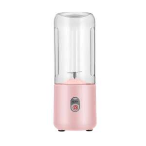 Ourea Mini Електрически Блендер, розов, капацитет 500ml, преносим, презареждащ се чрез USB - Nonbrand Blender