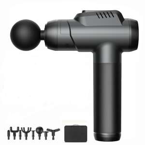Konka Professional Massage Gun mit 8 austauschbaren Köpfen, LCD-Display, 99 Geschwindigkeitsstufen, 1800Ah Akku, 3-5 Stunden Autonomie, Kühlsystem, 1200-9800 Schläge pro Minute, 10mm Amplitude - Massagepistolen
