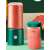 Kerisson Easy Mix Mini Electric Blender, portable blender with two cups, one with pink smoothie and one with green lid