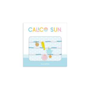 Calico Sun 3 darabos karkötő szett tengeri lóval, tengeri csillaggal, kagylóval és teknős medállal - Ooly