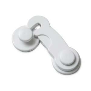 BabyJem White cabinet and drawer safety lock, isolated on white background - Baby Safety Lock