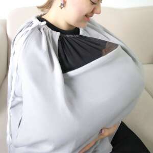 BabyJem Szoptatókendő Tüll Ablakkal - 82x62 cm