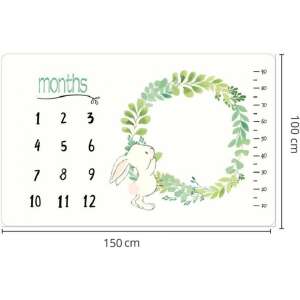 Babaméretjelző Plüss Takaró - 100x150 cm