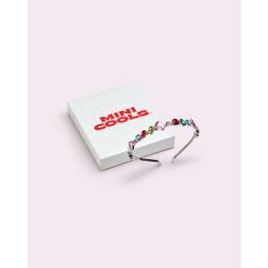 Mini Cools Rainbow Metal Headband with colorful stones - Hair Clip, Headband