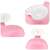 Skiddou Pottili whale potty trainer, pink, close-up