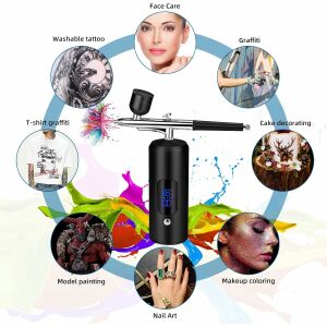 Airbrush Set für Make-up, Kuchendekoration, Nagelkunst und Modellmalerei - Farbsprühgeräte & -systeme