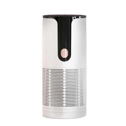 Portable Car Air Purifier, HEPA Filter, USB Charging, Quiet, 3 Speed Settings, Digital Display, for Home, Office, and Car Use, Navy Blue, White 105294955