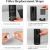 Portable Car Air Purifier, HEPA Filter, USB Charging, Quiet, 3 Speed Settings, Digital Display, for Home, Office, and Car Use, Navy Blue, White 105294955