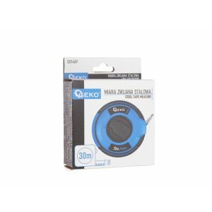 Steel Metal Tape Measure, 30 mx 13 mm, Geko G01469 131330494 - Measuring Tool