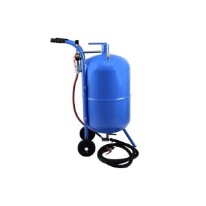Geko 76 Liter Mobile Sandblaster for Restoration and Maintenance - Compressor