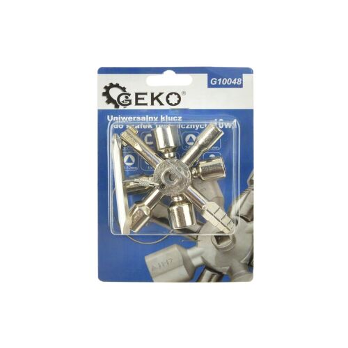 Geko G10048 10-in-1 Universal Key for Utility Cabinets 131331954