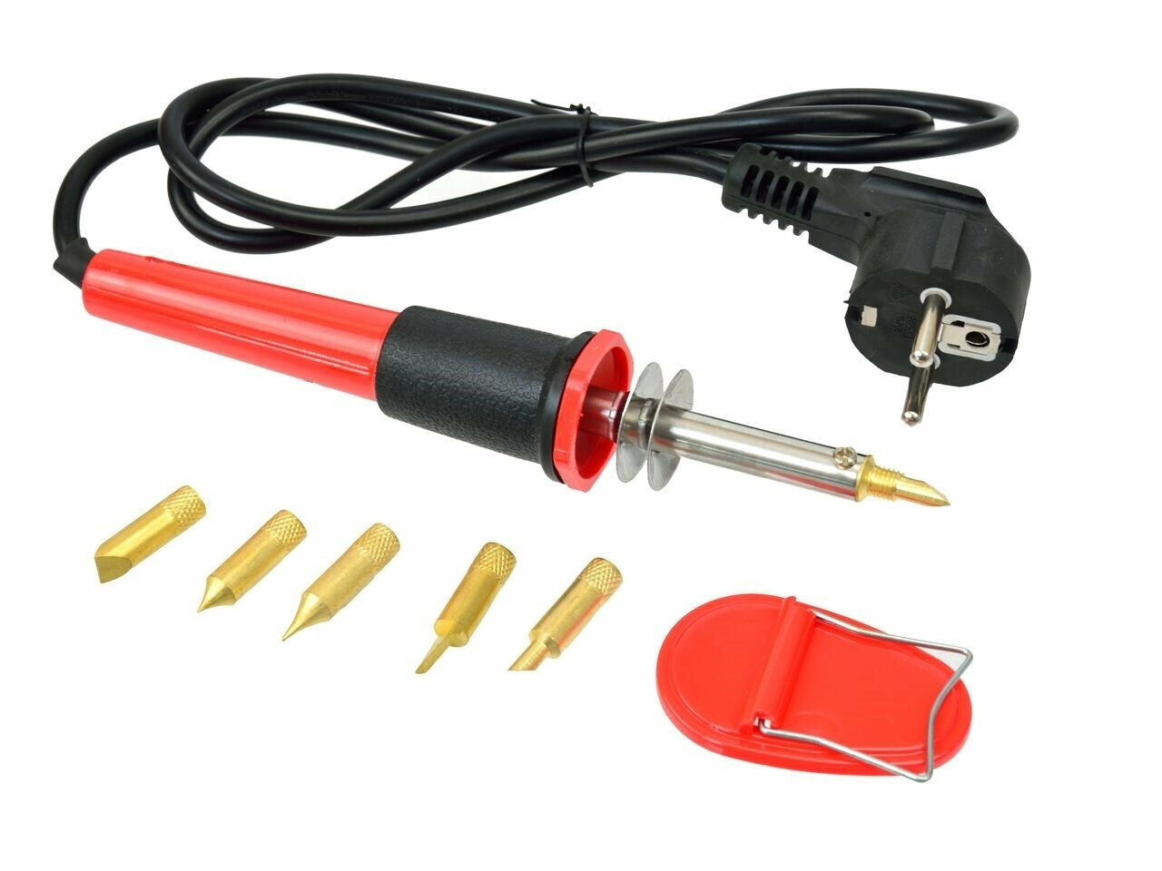 Pirográf készlet - 6 db hegy - 30W - Faégető