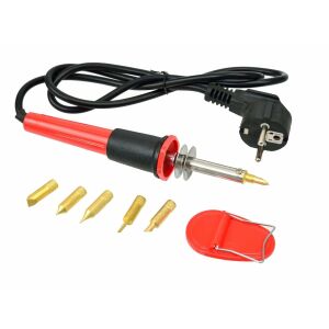 Közelkép faégető eszköz cserélhető hegyekkel - Forrasztógép