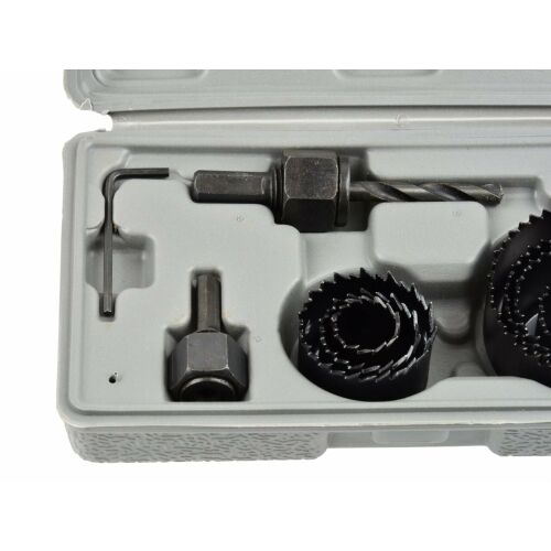 Geko 11 darabos lyukfűrész készlet fúróval és imbuszkulccsal a tokban