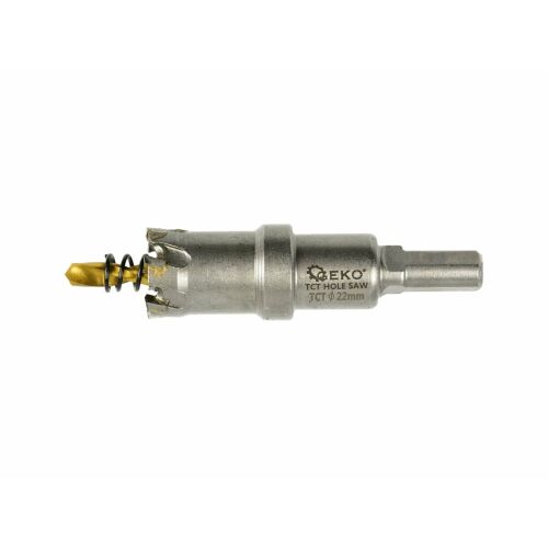 Metal Hole Saw with Pilot Drill, 22 mm, Geko G39683 131333485