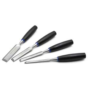 Geko G40070 4 piece chisel set for wood, 6-24mm - Hand tool
