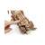 EWA Eco Wood Art 3D wooden puzzle, Puppy, close-up of wind-up mechanism
