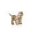 EWA Eco Wood Art 3D wooden puzzle, Puppy, side view, assembled, wind-up, walking