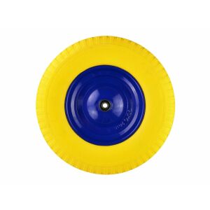 Geko G71023 Wheelbarrow Tire 4.00-8, Yellow Polyurethane Wheel - Hand tool