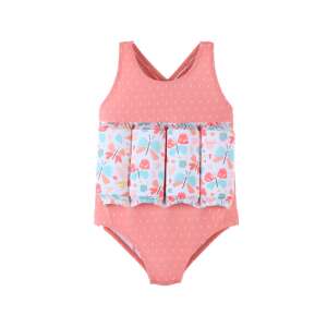 BUTTERFLY Girls Archimedes 4 years 104 cm pink butterfly swimsuit with floaters - Kids' Swimwear