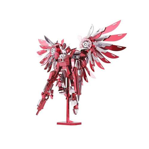 Piececool Thunder Wings 3D metal puzzle, assembled model, red and silver, 215 pieces