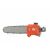 Geko chainsaw attachment for petrol lawn mower, side view
