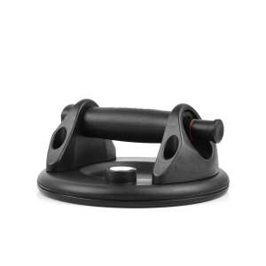 Tvardy T01254 glass suction cup lifter with pressure gauge, 200 mm diameter, 120 kg capacity - Tvardy