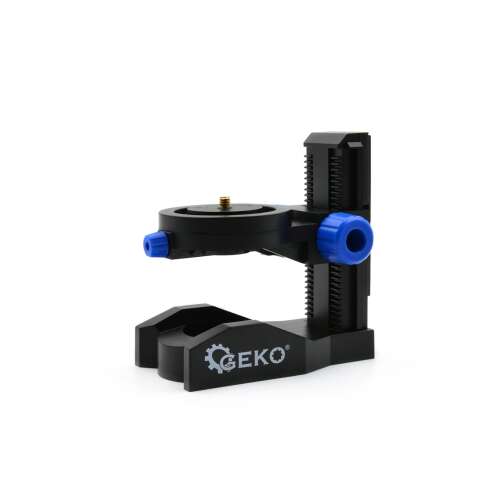 GEKO G03305 Magnetic Laser Level Mount, black, with adjustable height