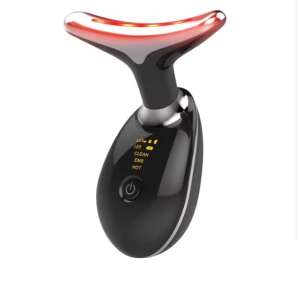 MOOD BE AUTHENTIC Multifunctional Facial Device, black, for hydration, anti-aging, microcirculation stimulation, deep skin and neck care, 3 light modes - Facial care device