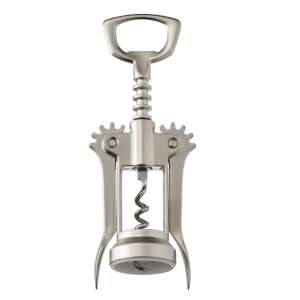 MOOD (BE AUTHENTIC) Classic 2-in-1 corkscrew with bottle opener, silver, wine opener - Wine Opener & Corkscrew