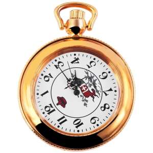 Mbrands kvarc vintage pocket watch, gold-tone, with white dial and roman numerals - Men's Watch